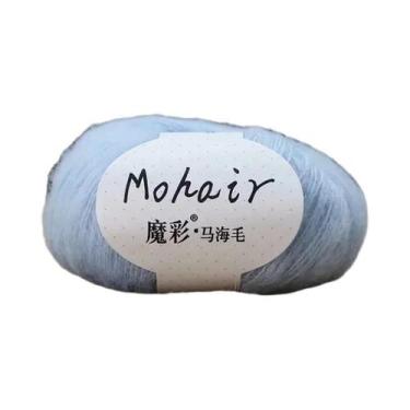 Imagem de Fio De Mohair Macio 25g 160m Para Tricô Manual E Crochê, Lã Para DIY, 