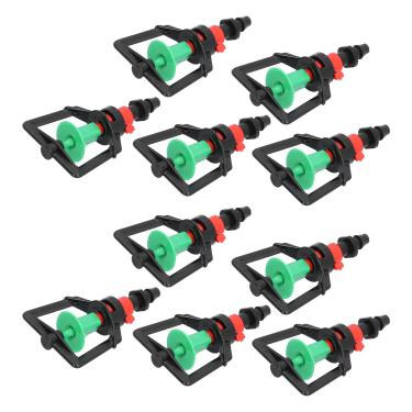 Imagem de Cosiki Bico Micro Rotativo, Aspersor de Irrigação de Estufa Eficiente para Irrigação de Jardim, 10 Conjuntos de Bico de Spray de Refração Tipo G para árvores Frutíferas, Arbustos, Medindo 2,28" de
