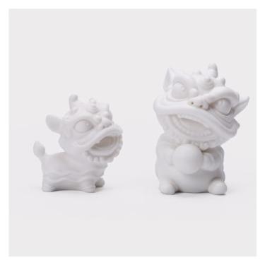 Imagem de pcagfaajmh Decoração de mesa Leão Carro Pequenos Ornamentos Casa Sala de Estar Armário TV Escritório Decoração Criativa e Acessórios (A)