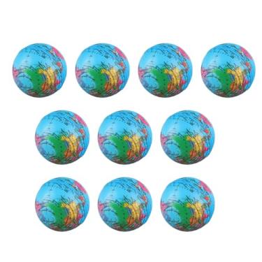 Imagem de Ainoli 10pcs globo espremer bolas esponjosas de estresse mundial bola de esponja de estresse brinquedo de alívio de estresse