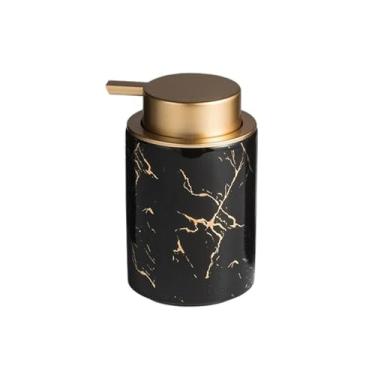 Imagem de Dispensadores de Sabonete, Moderno, Cerâmico, Dispensador, Loção, Garrafas para Pia de Cozinha, Banheiro, Balcão para Cozinha, Banheiro (Preto)