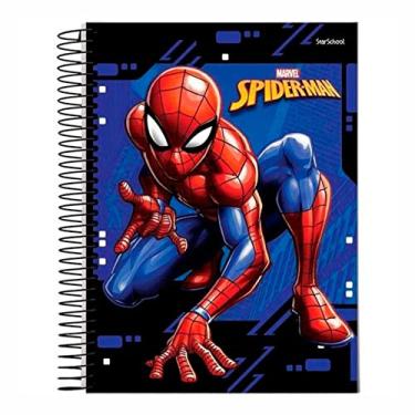 Imagem de Starschool – Caderno Universitário capa dura espiral Spiderman Marvel | 1 Matéria, 80 Folhas | Leveza, ação de herói e organização para estudos