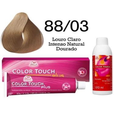 Imagem de Tonalizante Color Touch 88.03 Louro Claro Intenso Natural Dourado Emul