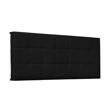 Imagem de Cabeceira Painel Verona Casal 140cm Corino Preto