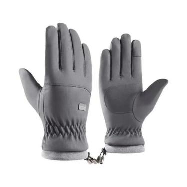 Imagem de Luvas De Inverno Grossas Para Esqui, Térmicas, Antiderrapantes, Com Te