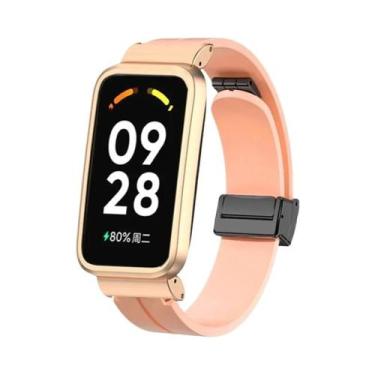 Imagem de Pulseira Magnética De Silicone Para Xiaomi Mi Band 9/8 E Redmi Band 2 