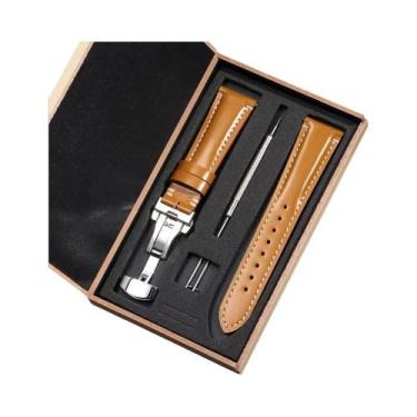 Imagem de Pulseira De Relógio De Couro Para Homens E Mulheres De 20mm, 22mm, 24m