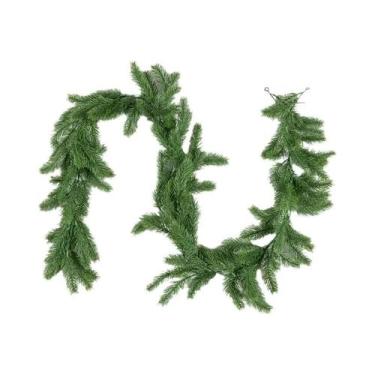Imagem de Folhas De Pinheiro Artificiais 72 Unidades Decoração De Árvore De Nata