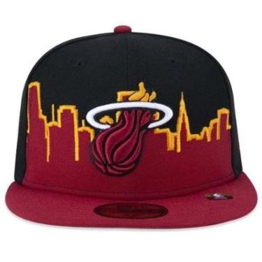 Imagem de BONÉ NEW ERA 5950 MIAMI HEAT TIP-OFF PRETO VERMELHO-Masculino