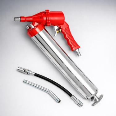Imagem de Engraxadeira Pneumática 500g com Mangueira e Bicos - Genérica
