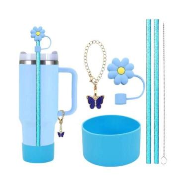Imagem de Conjunto De Acessórios Reutilizáveis Para Copos Stanley 6 Peças: Prote