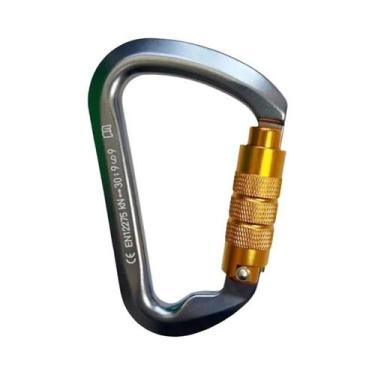 Imagem de Mosquetão De Alta Altitude 30kN Em Liga De Alumínio Com Gancho De Segu