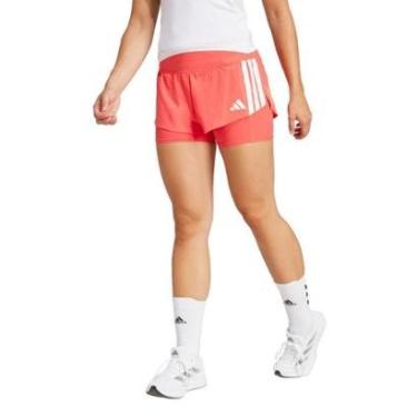 Imagem de Shorts Bolso Gel 2 Em 1 Adizero Running Adidas-Feminino
