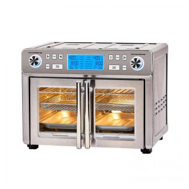 Imagem de Forno Air Fryer Emeril Lagasse Dual Zone 360 com Porta Francesa, 23,66 litros Extra Gra...