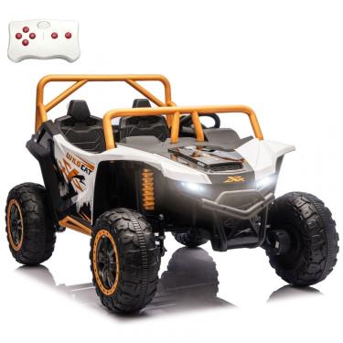 Imagem de Carro Elétrico Infantil Arctic Cat UTV 24V Preto XXXL 2 Lugares com Controle Remoto, Bluetooth, Luzes LED e Suspensão Premium