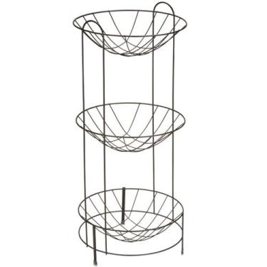 Imagem de Fruteira Tripla Black - 2522 - ARTHI