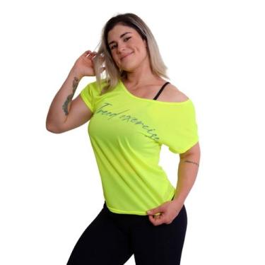 Imagem de Blusa Feminina Dry Estampada Academia Treino Moda Fitness - FR Moda Fi