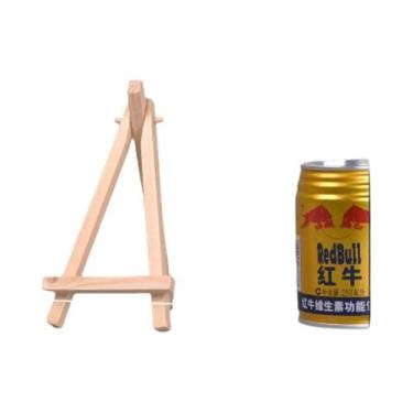 Imagem de Suporte De Mesa Triangular De Madeira Para Cartões De Casamento, 10 Pe