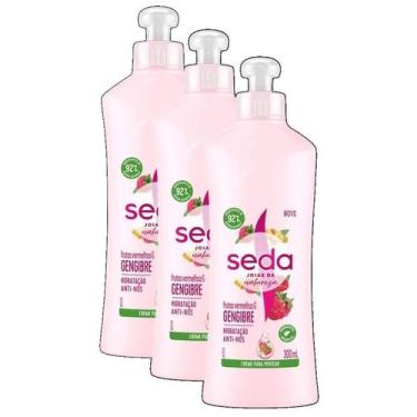 Imagem de 3 Seda Creme Para Pentear Frutas Vermelhas e Gengibre 300Ml