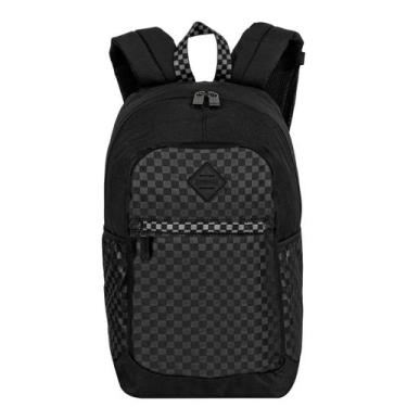 Imagem de Mochila Sestini Magic - Nailon Xadrez Preto, Preto