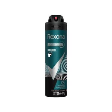 Imagem de Desodorante Rexona Invisible Masculino Aerosol Antitranspirante 72 hor