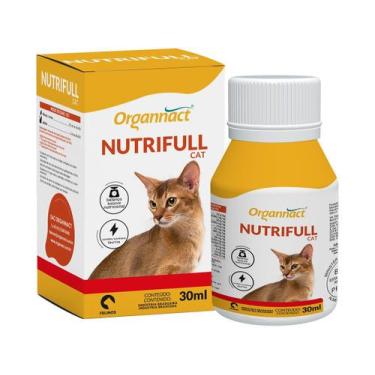 Imagem de Suplemento Vitamínico Nutrifull Cat 30ml para Gatos - Organnact, 30ml