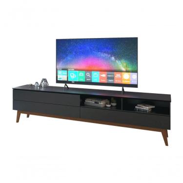 Imagem de Rack Para Tv Wall 1.8 Preto - Moveisaqui