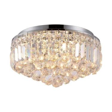 Imagem de Plafon Skylight Khaleesis 3024 G9 Bivolt Cromado/transparente