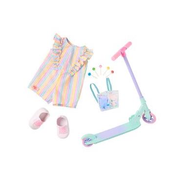 Imagem de Conjunto de Roupa Our Generation com Scooter