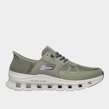 Imagem de Tênis Skechers Glide-Step Pro Masculino, Verde militar, Preto, 42