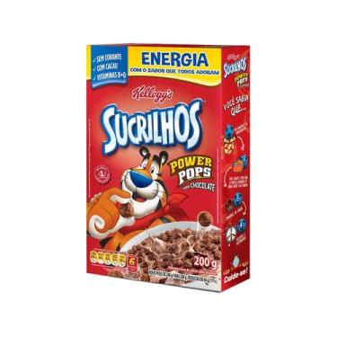 Imagem de Sucrilhos Power Pops Sabor Chocolate Kullogg's 200g - Kellogg'S, 200g,