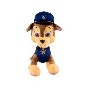 Imagem de Pelúcia Patrulha Canina Chase - Sunny Brinquedos, Marrom, Azul