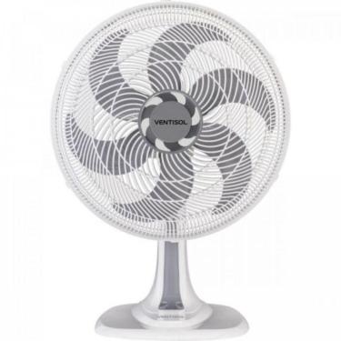 Imagem de Ventilador De Mesa 40cm 110V Turbo6 Branco Ventisol