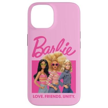 Imagem de Capa de Celular Barbie - Love, Friends, Unity para iPhone 14