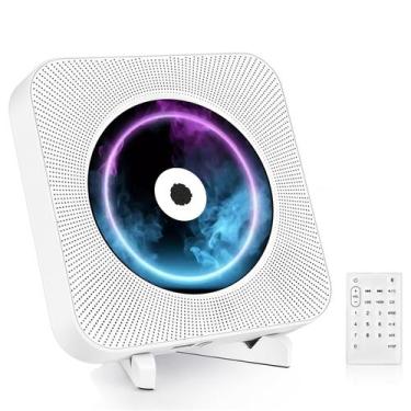 Imagem de Leitor de CD Bluetooth SHIWAKOTO montável na parede com alto-falante