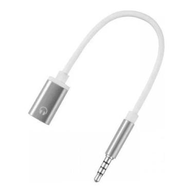 Imagem de Conversor de conector tipo C para 3,5 mm Cabo adaptador de áudio para 