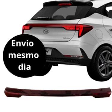 Imagem de lanterna traseira regua defletor tampa porta malas traseiro hb20 2022 