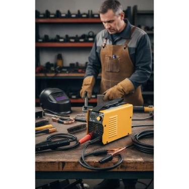 Imagem de 2x Máquina Solda Inversora Digital 130A Potente e Leve - Congratulatio