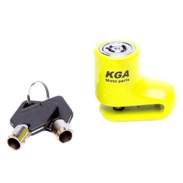 Imagem de Cadeado Kga Moto Parts Trava Disco 2701 Verde