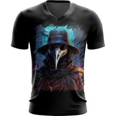 Imagem de Camiseta Gola V Máscara da Peste Negra 2 - Kasubeck Store®, GG