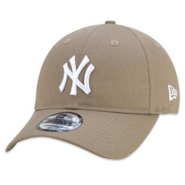 Imagem de BONE 9TWENTY MLB NEW YORK YANKEES ABA CURVA KAKI STRAPBACK KAKI NEW ERA-Masculino