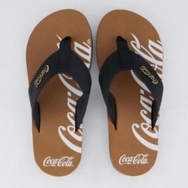 Imagem de Chinelo Coca Cola Wave Spencerian Masculino-Masculino