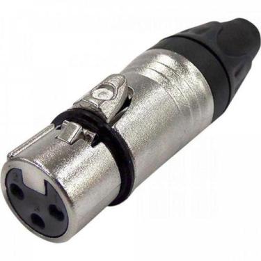 Imagem de Conector Cannon Fêmea 3 Polos Metal Jccn0017 Storm - Pct...