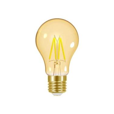 Imagem de Lâmpada Led Dimerizável Taschibra Filamento Vintage A60 4w E27 220v