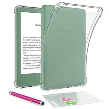 Imagem de Capa Transparente com Película Protetora para Kindle 11ª Geração 2022/2024, Compatível...