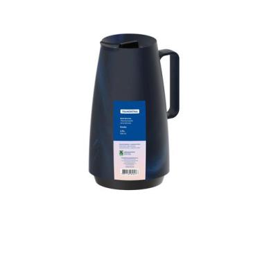 Imagem de Bule de Chá e Café Térmico Azul 500ml Tramontina Exata, 500ml, Azul