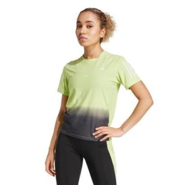 Imagem de Camiseta Own the Run CLIMACOOL Colorblock-Feminino