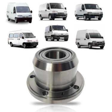 Imagem de Cubo da roda traseira freio a disco com rolamento aro 15 fiat ducato c
