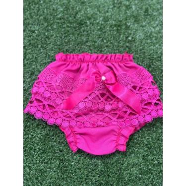 Imagem de Calcinha Bunda Rica Menina Bebê Infantil Luxinho - AUREA, Pink, TAMANH