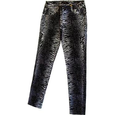 Imagem de Calça Jeans Infantil Menino Menina - anjo da mamãe, Prateado, 14